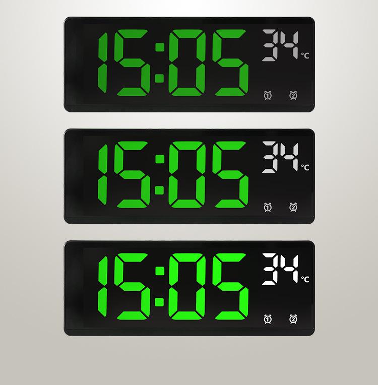 Multifunctional Large Screen Electronic Clock with Multiple Alarms for Students