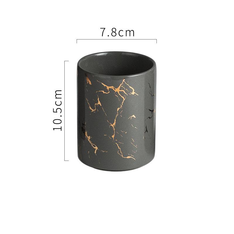 Ceramic Bathroom Toothbrush Cup Brushing Mug Mouthwash Cup Household Hotel Creative Mouthwash Gargle Cup Bathroom Accessories