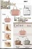 GOOD-T Women's Small Shoulder Bag, Handbag, Crossbody, Under 300g, Lightweight, Pochette, Mini Boston Bag (Small, Pink Beige)