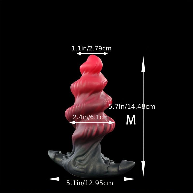 Wearable Silicone Plug, Spiral Texture Design, Soft Liquid Silicone, Flexible Comfortable Fit, Premium Collection, Discreet Packaging