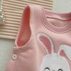 Korean 2024 Cute Cartoon Plush Baby Vest: Winter Warm, Unisex
