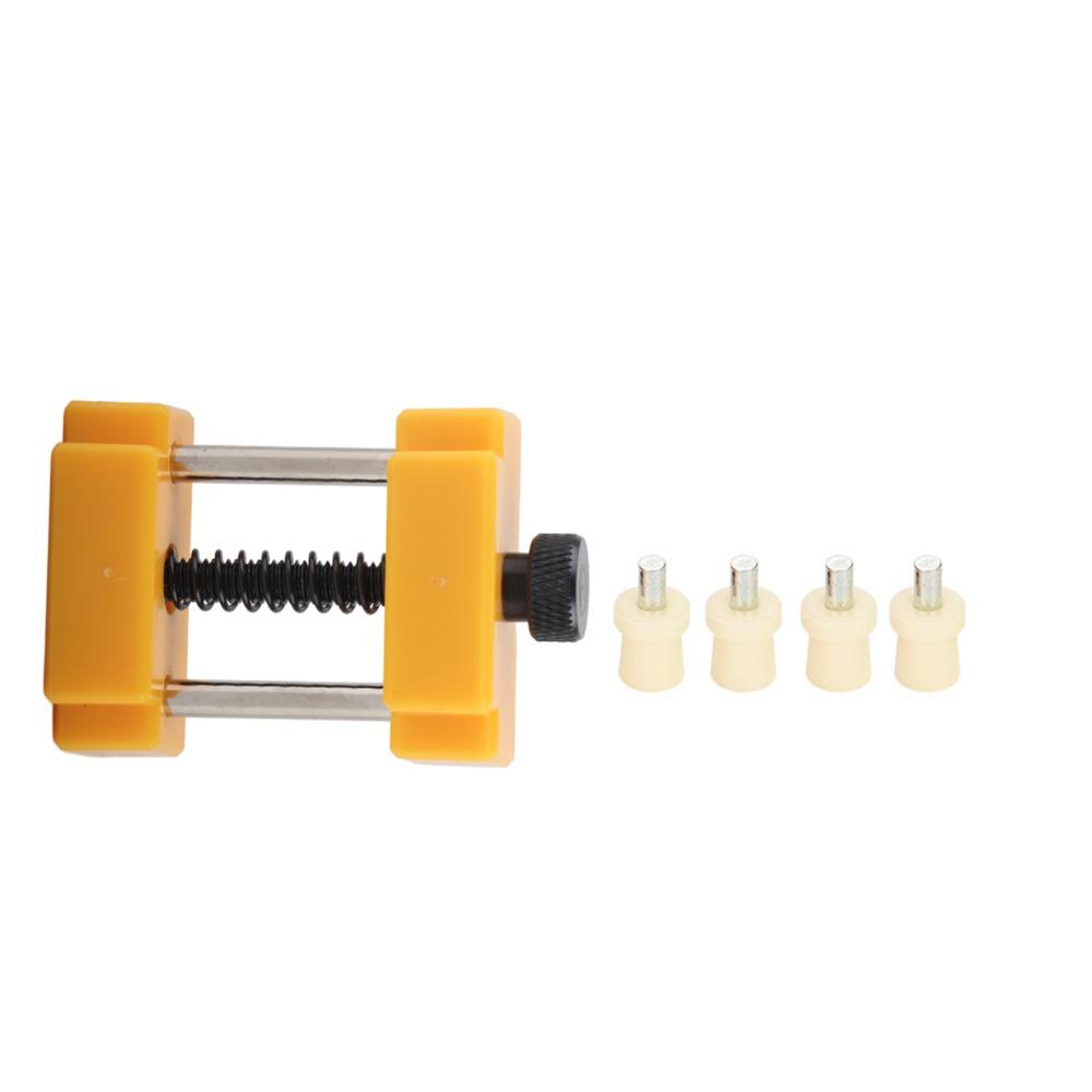 Adjustable Design Watch Repair Tool Metal Construction Three Color Optional Watch Case Holder Watchmaker Tool Maintenance Work