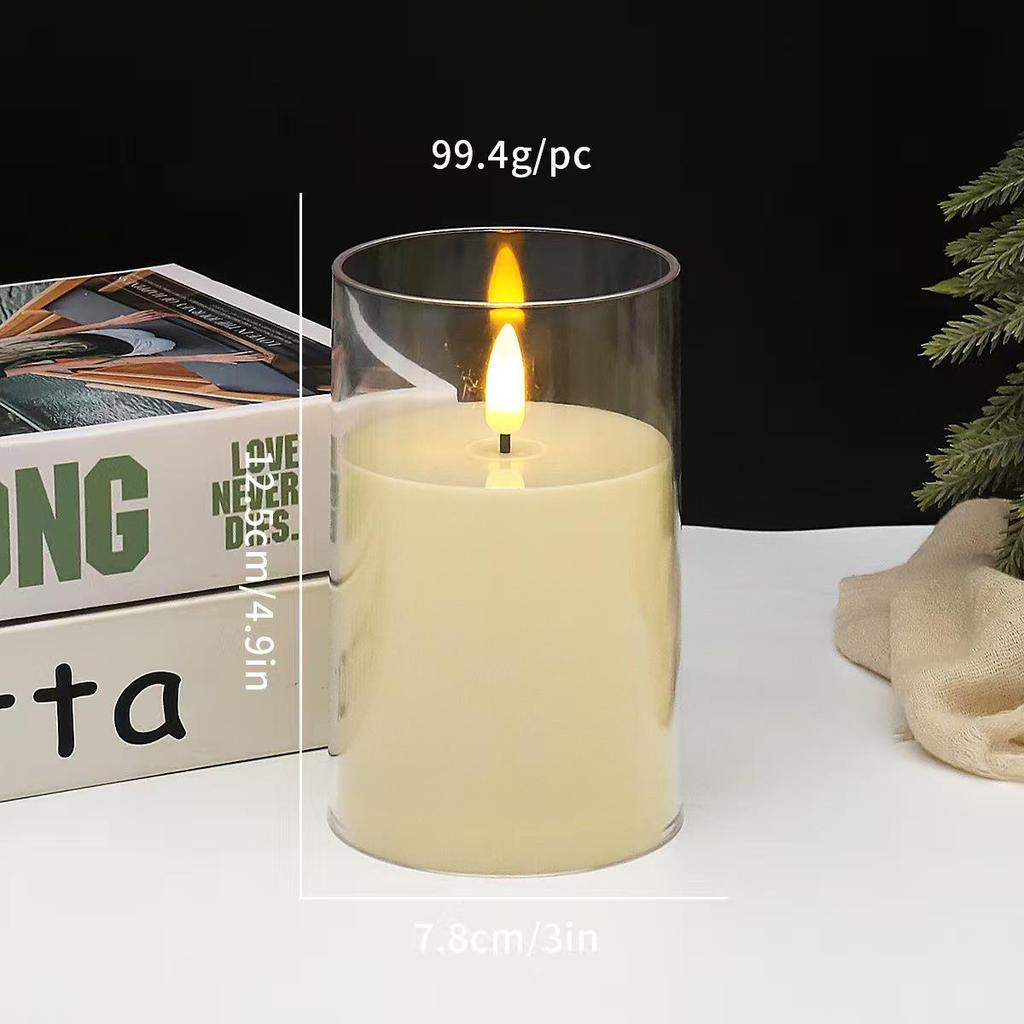 Acrylic LED Candle Light - Creative Wedding Atmosphere Decorations & Photo Props