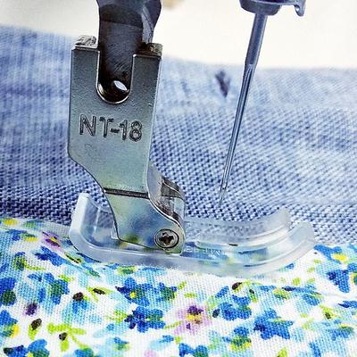 Industrieller Nähnähfuß Steppstich-Kunststoffplattennähfuß Mt-18