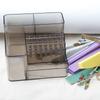 1Pcs Multi Compartment Nail Drill Bit Organizer Case For Nail Salon Desktop Manicure Accessory Plastic Nail Art Tool Storage Box