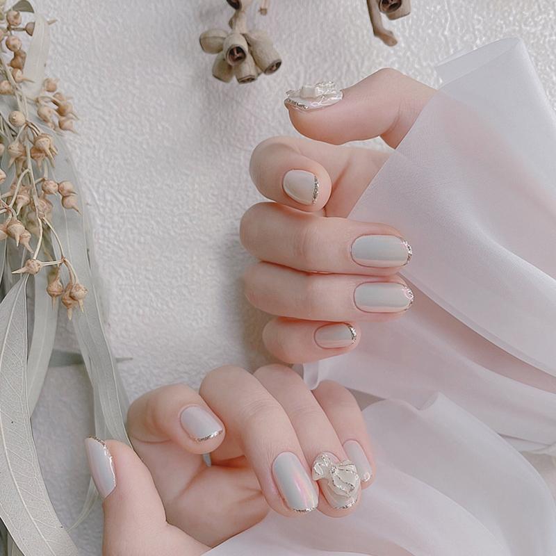 Mermaid Chrome Nail Powder Ice Transparent for Aurora Powder Mirror Manicure Pig