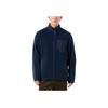 Timberland Solid Color Spliced Outdoor Stand Collar Knitted Jacket Men Jacket Dark-Blue A6NZ1-433