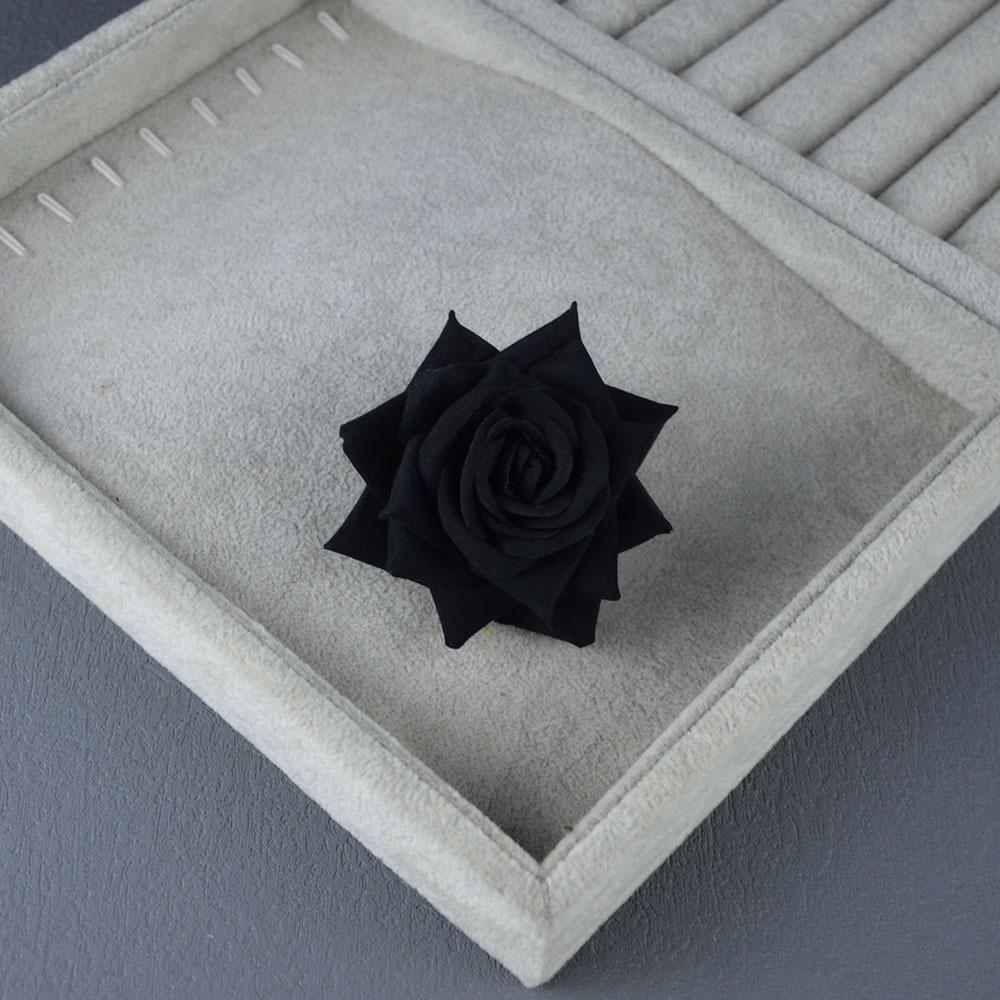 Barrette latérale rose rouge vintage pour spectacles de danse