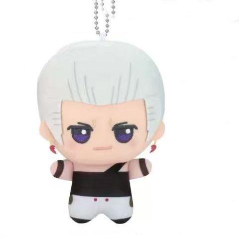 Jojo'S Bizarre Adventure Pluche Speelgoedanime Kawaii Merchandise: 10Cm Kakyoin Katoenen Pop Jotaro Nunu Sleutelhanger Hanger Cadeau Pluche Speelgoed 10cm