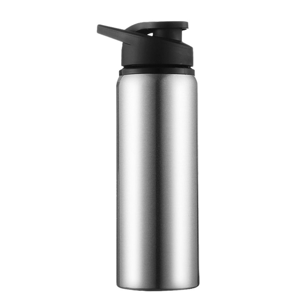 700ml Metal Water Bottle Stainless Steel Bicycle Water Bottle Straight Drinking Outdoors Sports Travel Kettle