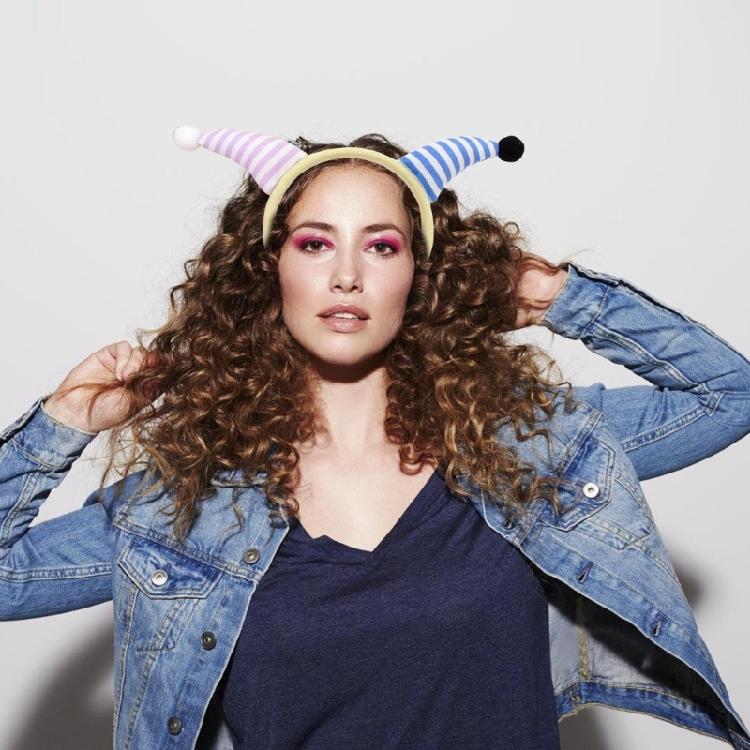 Unique Hairbands Festive Clown Horn Birthday Party Photo Booth Props for Girls