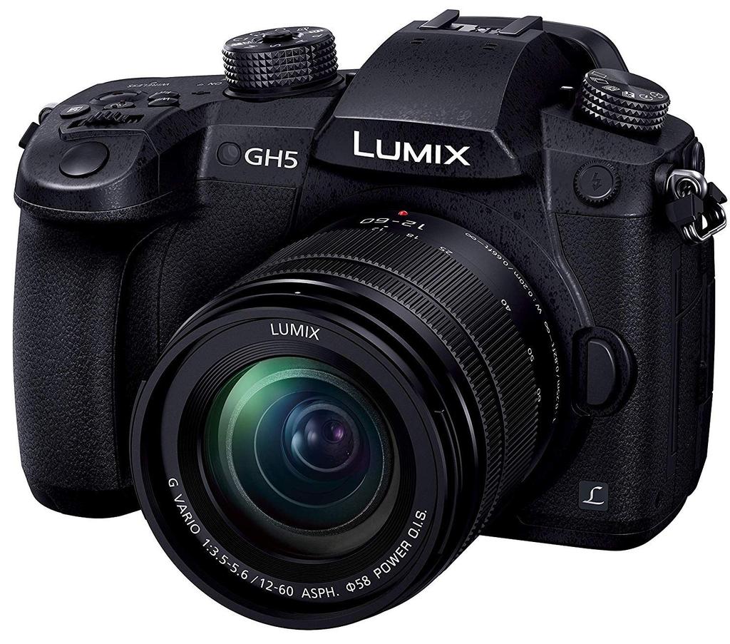Panasonic Lumix GH5 Mirrorless Camera Kit with Standard Zoom Lens, Black, DC-GH5M-K