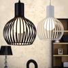 Lustre Gaiola de Pássaro Minimalista Nórdico de Ferro Forjado para Hotéis, Casas de Chá, Restaurantes, Bares e Lojas