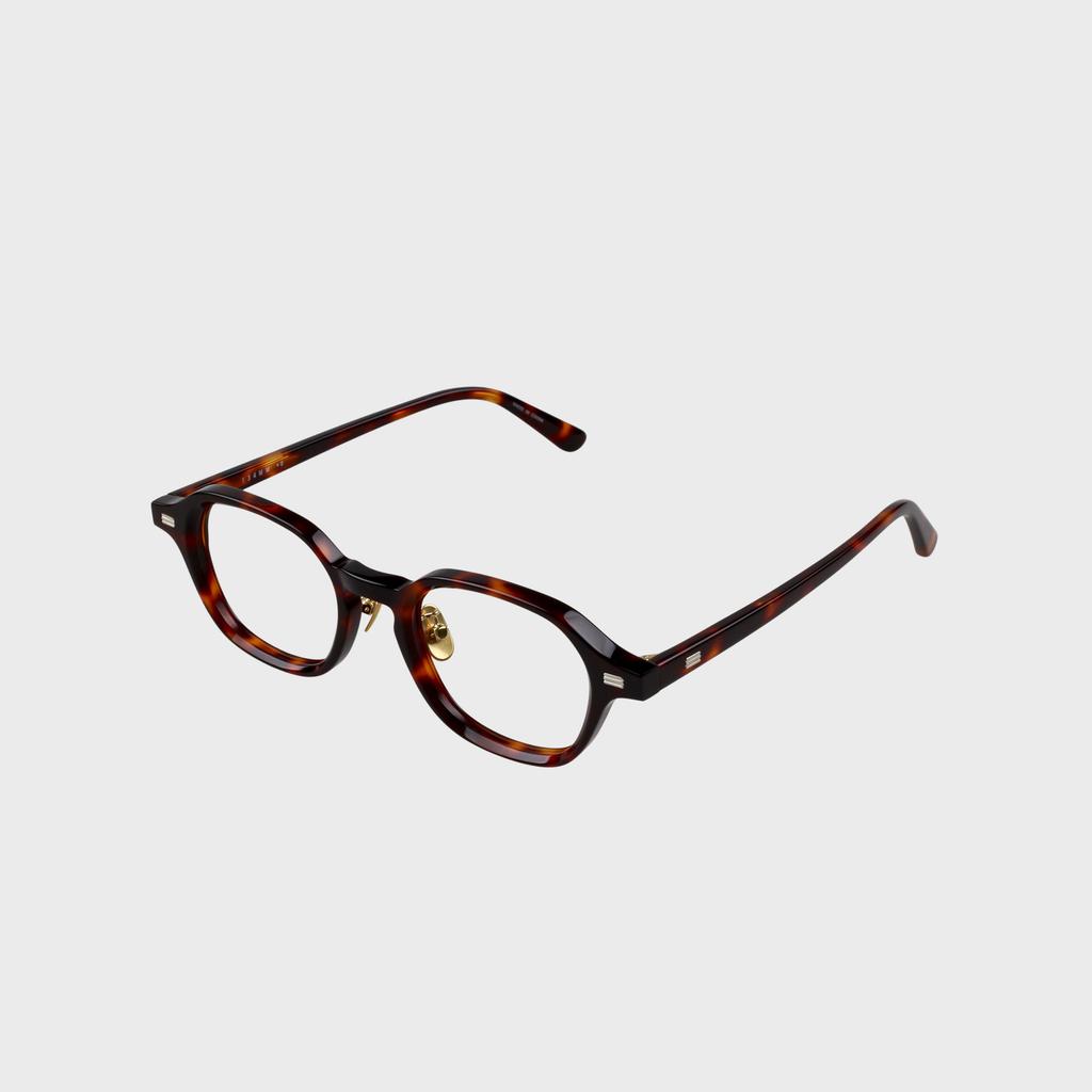 Ilsamsaemem Oval Photochromic Lenses Vintage Havana