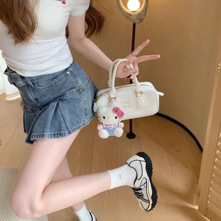 Grape Mother Has the Same Height Increased by 5cm~ Ballet Style Cross Belt Splicing Versatile Thick-soled Dexun Casual Shoes for Women