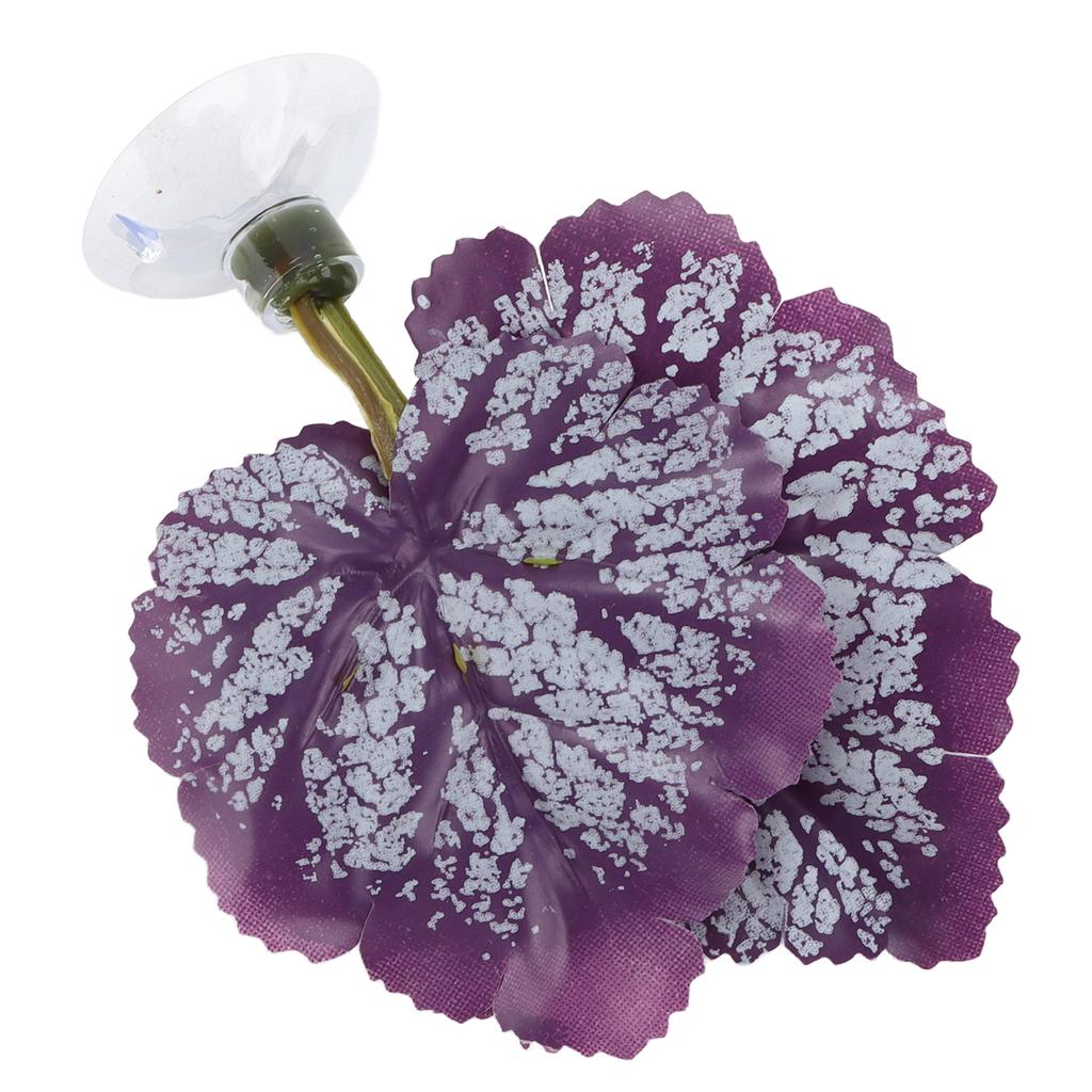 Betta Fish Leaf Pad Plastic Leaf Betta Hammocks with Suction Cup for Fish Tank Aquarium Decoration