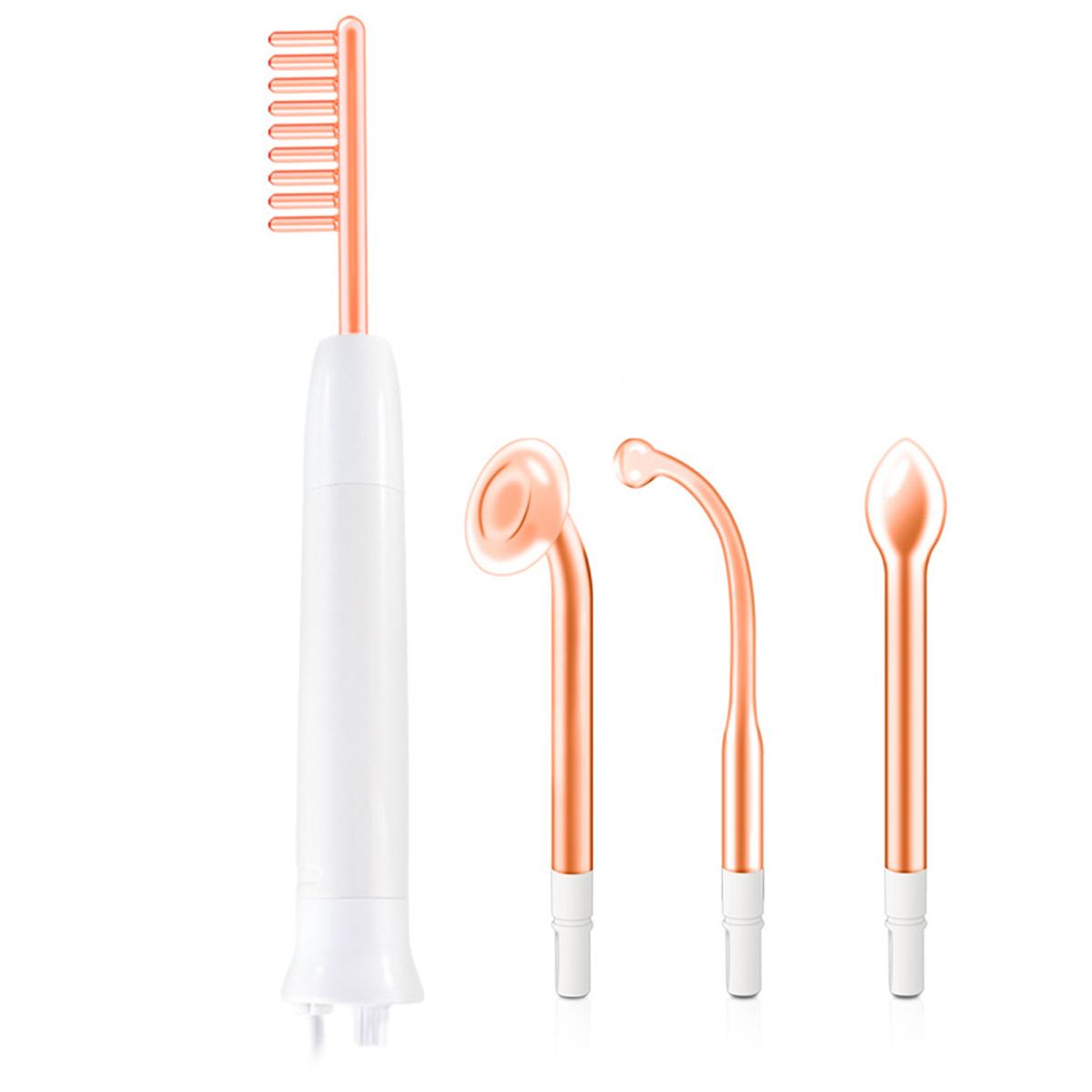 

Вихревая палочка для роста волос Электротерапевтический стержень Питает корни волос Вихревая расческа Эффективное поглощение Вихревая расческа Удобная портативная щетка для волос EU белый