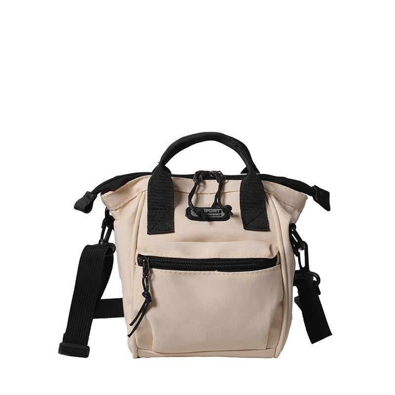 Wholesale Stylish Popular Canvas Single Shoulder Diagonal Bag Women Bags 2024 Summer New Double Shoulder Backpack