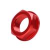 Motorcycle Rear Wheel Axle Nut M22x1.5 Aluminum Replacement for Kawasaki KX125 2003‑2008Red