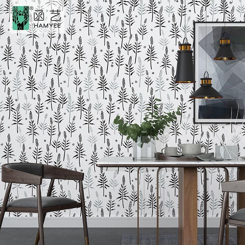 Klebefolie für die Wand - Wasserdichte PVC-Blumenmuster, Verdickte Selbstklebende Heimdekoration, Hintergrund für Schlafzimmerabtrennung