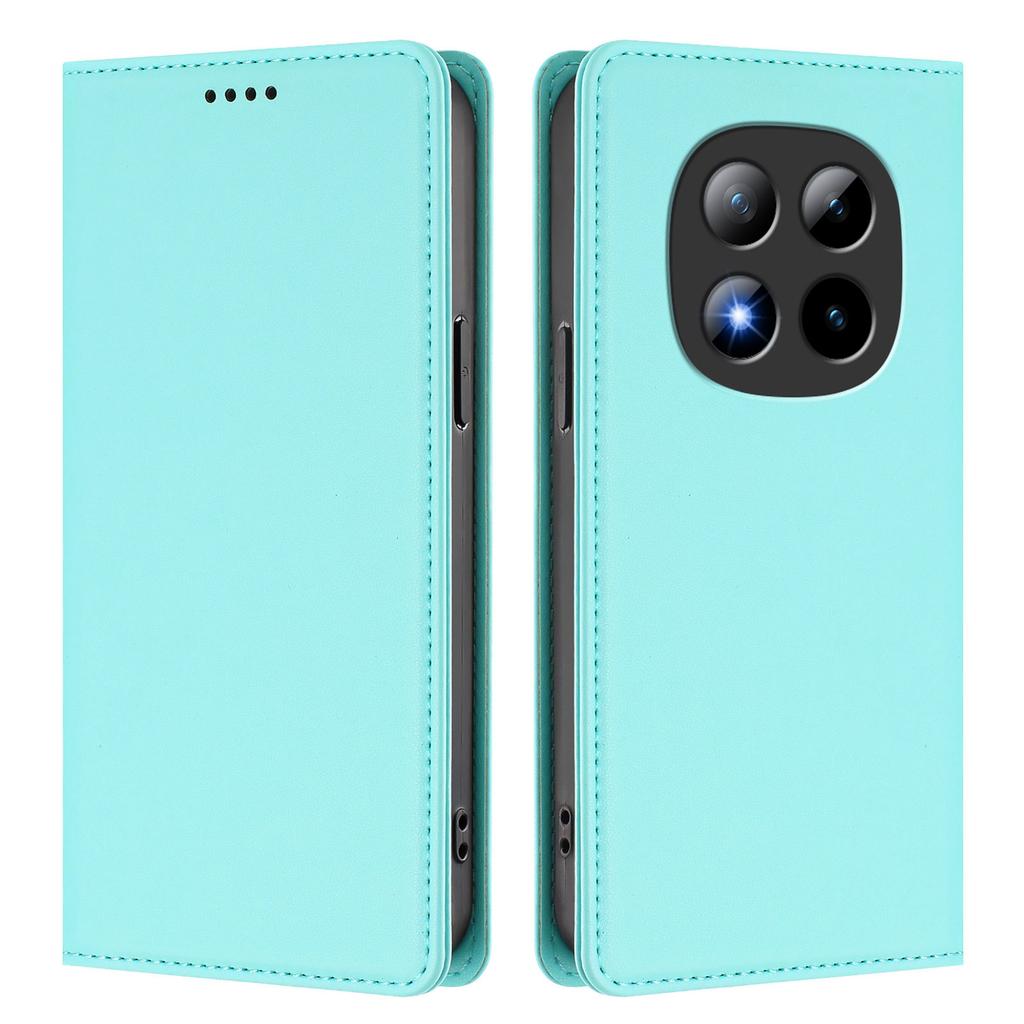 Für Xiaomi Poco M8 Pro 5G/Redmi Note 15 Pro+ 5G (Global) Leder Geldbörse Hülle Magnetverschluss RFID-Blockierung Handyhülle