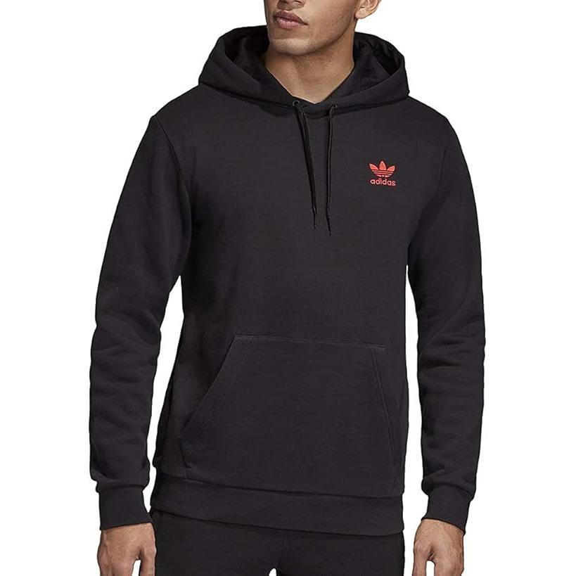 adidas Originals Trefoil Κάρτα Βαλεντίνου Φούτερ Με Σχέδιο Τραπουλόχαρτων Στην Πλάτη Ανδρικό Φούτερ Μαύρο FH7887