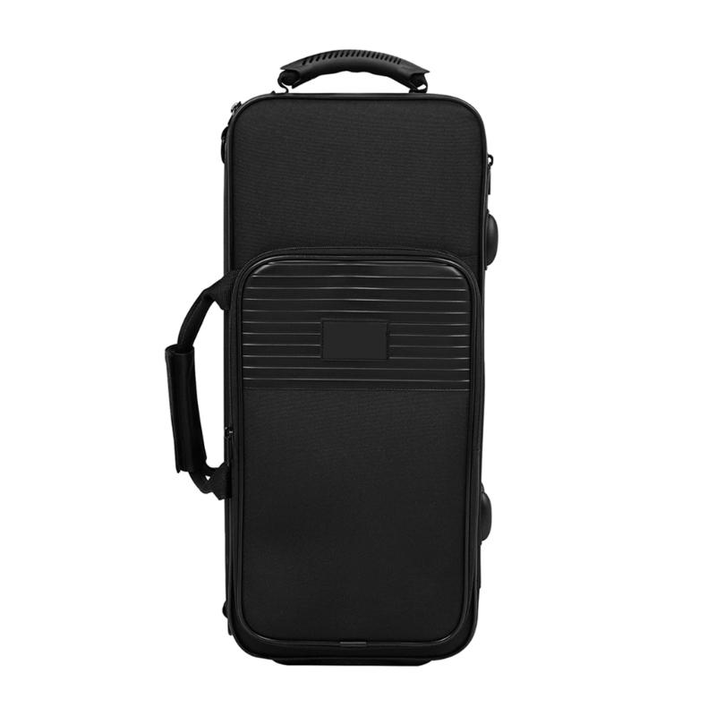 Trumpet Roller Bag with Thicken Padded Protection Convenient Accessory Storage Compartments Trumpet Case
