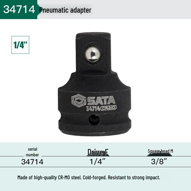 Pneumatic Adapter: Electric Wrench Air Gun Socket Converter - Large to Medium