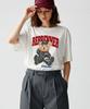 REBRENNER Air Force Bear 20S Crew Neck Short Sleeve T-Shirt Navy