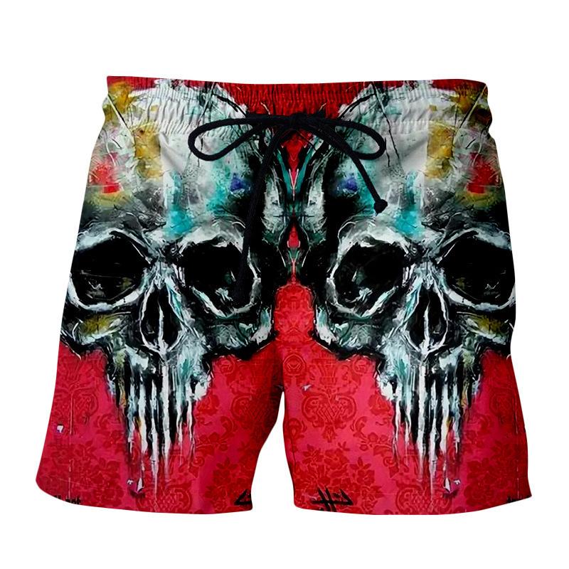 2025 Summer New 3D Digital Printed Beach Shorts Hawaii Daily Leisure Sports Men's Beach Shorts