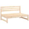 VidaXL Garden Lounge Set 4 Pcs, Bench with Backrest, Furniture Set with Coffee Table Patio Terrace, Rustic, Solid Wood 3186592