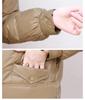 Women's 2024 Winter Korean Style Stand-Up Collar Plus Size Warm Down Jacket for Middle-Aged and Elderly