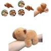 New Trendy Plush Capybara Poppa Ring Water Rat Poppa Bracelet Popular Animal Plush Toy Poppa Ring Birthday