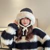 Korean Stye Winter Plush Bucket Hat Keep Warm Women Fisherman Cap Ear Protection Hat  Outdoor
