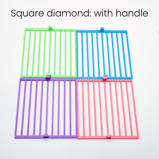 4 Buc Riglă Artă Diamant Instrument de Aliniere Diamante de Precizie pentru Diamante Parțiale Complete Instrument DIY Artă Diamant Cadou pentru Entuziaști Artă Diamant Începători