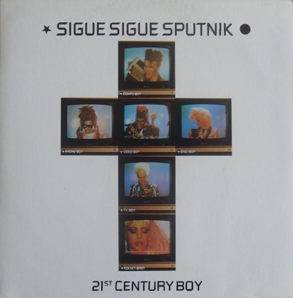 12-дюймовая пластинка SIGUE SIGUE SPUTNIK 21st Century Boy S75169 MANHATTAN 1986 Канада Танцевальная Электроника Б/у