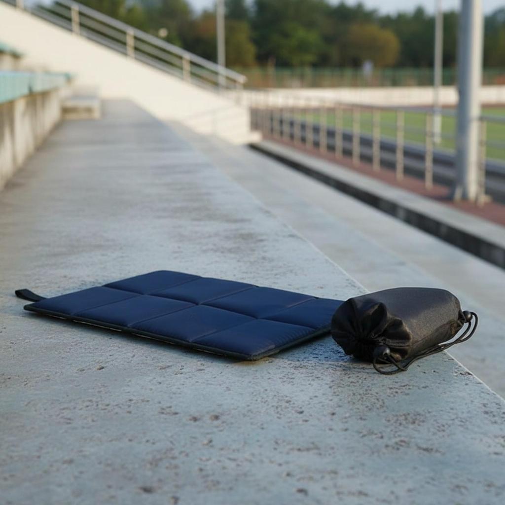 Portable Folding Seat Cushion Foldable Reflective Pad Padded for Outdoor, Sports