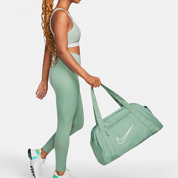 New Nike Fabric Handbag, Crossbody Bag, Camping Bag, Luggage Bag, Gym Bag Unisex Mint Green DA1746-357