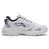 Li Ning Star Wind Slip Resistant, Abrasion Resistant, Breathable Low top Sports Casual Shoes Men's White Black AGCT149-2