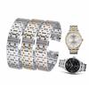 21mm T099407A T099408A T099407 T099408 Watch Band Durable Butterfly Double Buckle Stainless Steel Strap For T099