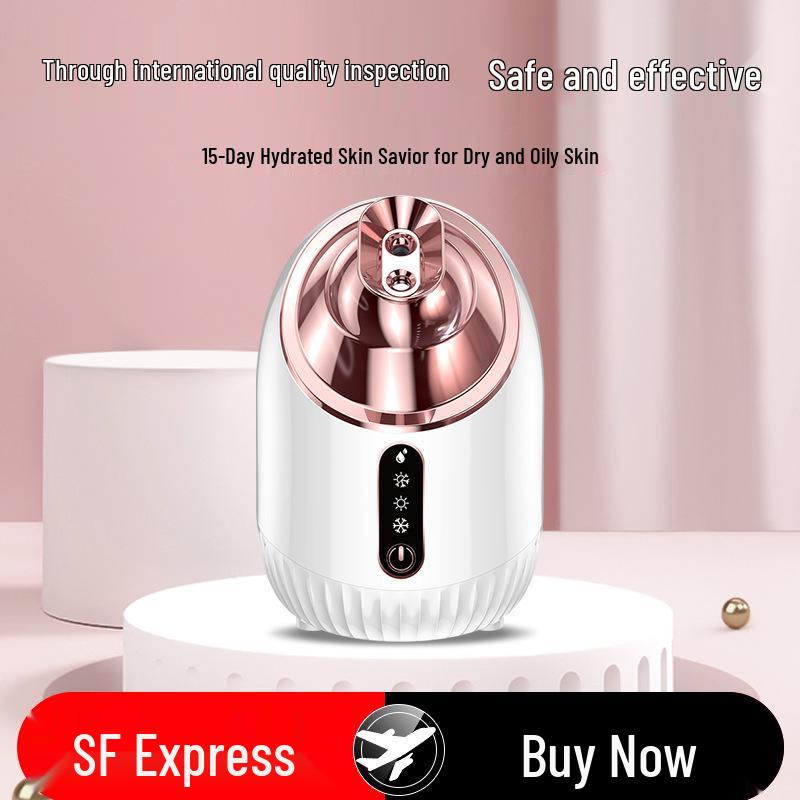 

Dual Spray Nano Facial Steamer: Hot & Cold Hydrating Beauty Device