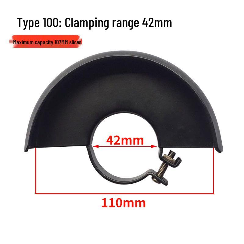 

Пилкозахисний кожух для кутової шліфувальної машини для шліфувальних дисків, розміри 100-230