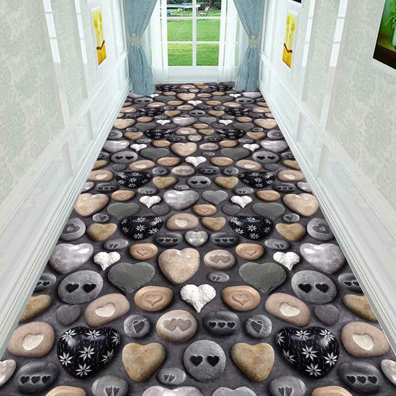 Pastoral Living Room Area Rug Flower Grass Path Hallway Corridor Rug Carpets 3D Plants Lawn Coffee Table Mat Kitchen Bedroom Rug