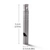 Outdoor Mini EDC Whistle Necklace Ultralight Single Tube Referee Whistle High Decibel Survival Whistles for Hiking Camping Trip