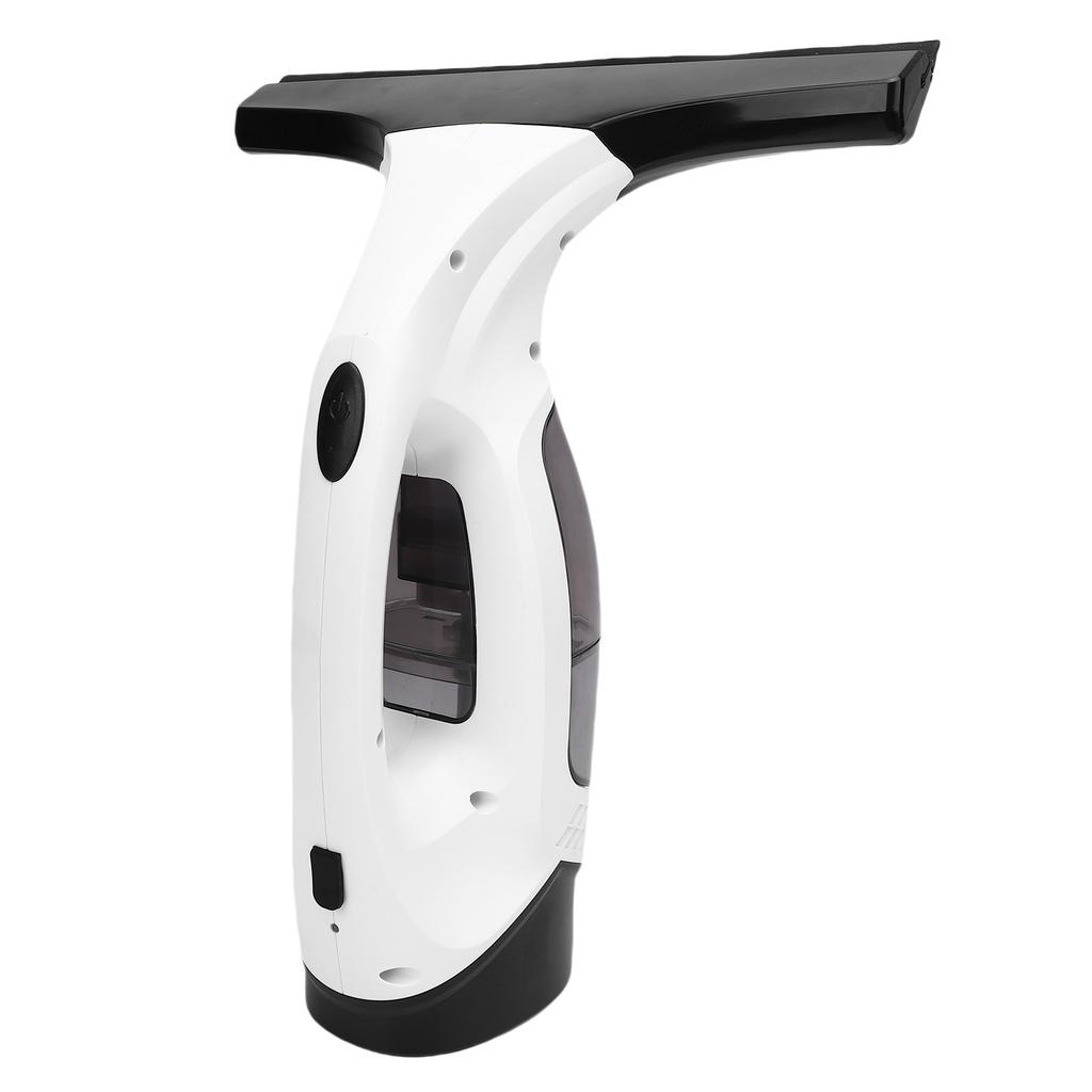 Window Vacuum Squeegee Cordless Rechargeable Portable Automatic Electric Wiping Tool Household Supplies White US Plug