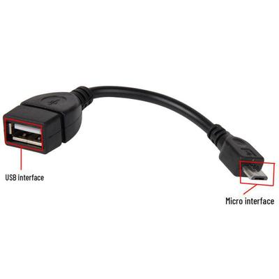 Adapterkabel Micro-OTG auf USB-Buchse für Android-Geräte