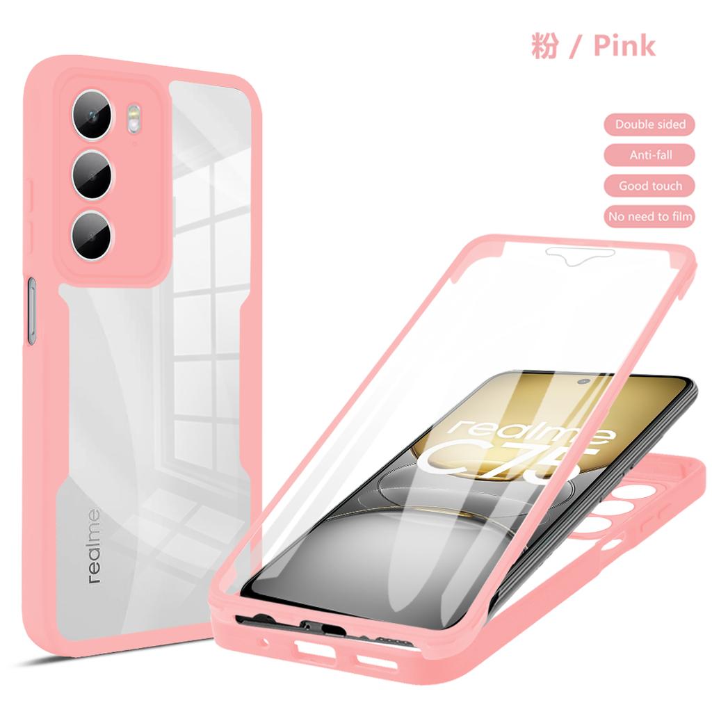 Ganzkörperschutz Stoßfestes Case für Realme C75 4G Realme 14x 5G Schutzhülle Displayschutzfolie Fundas Coque Capa