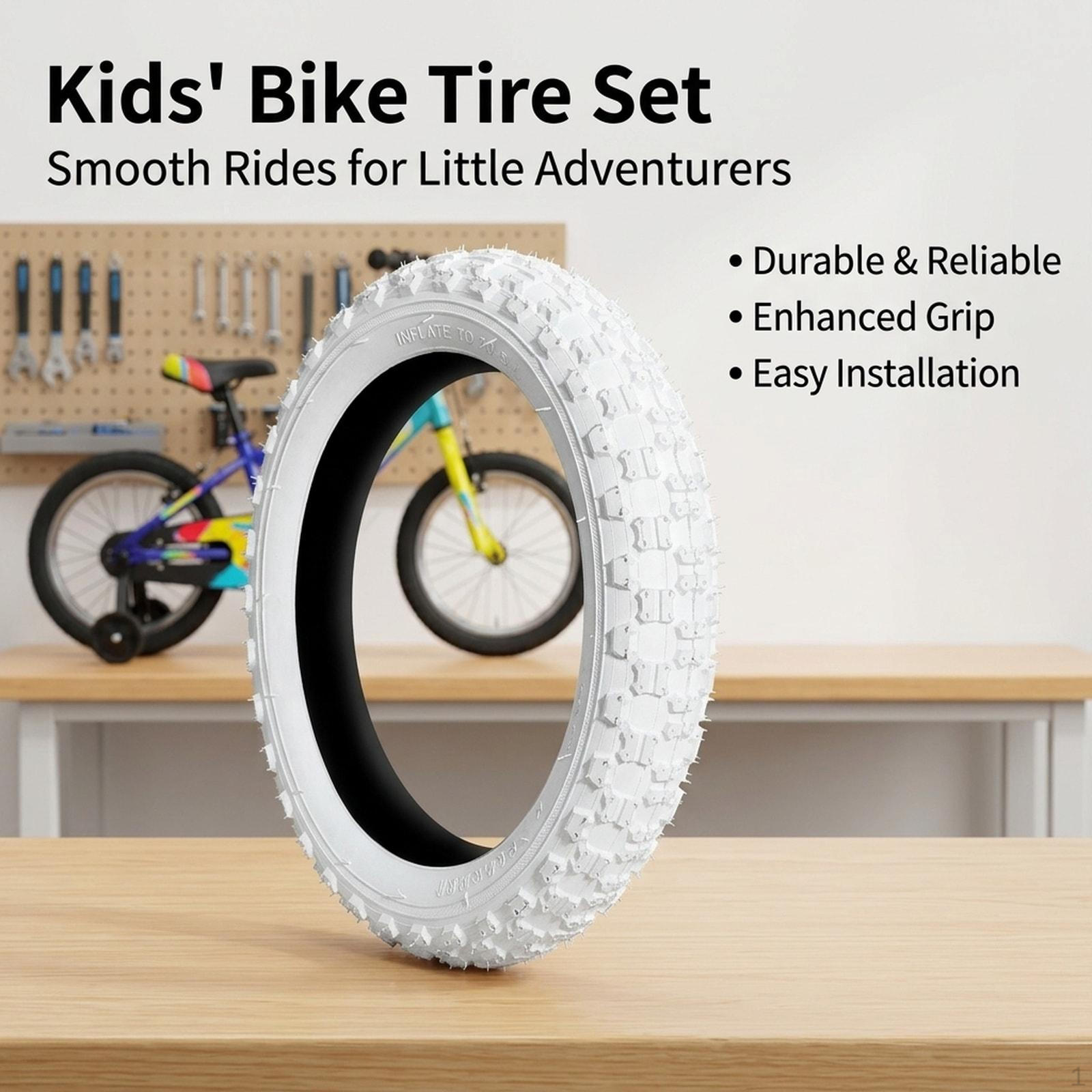 

Outer Tire Made of Rubber, Heavy-duty, Replacement Part, Professional, Strong Grip, Easy to Mount, 12inch