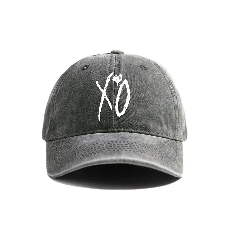 2025  XO The Weeknd Baseball Cap Distressed Hats Cap Unisex Retro Outdoor Summer Adjustable Dad Hat  Fashion