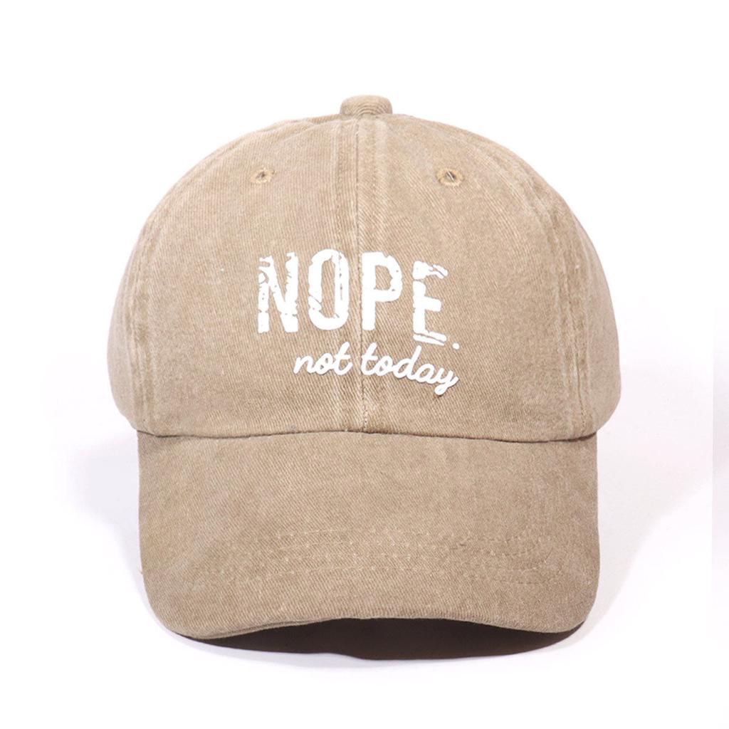 New Baseball Cap With Letter Print - Vintage Style - Suitable For Both Men And Women - Versatile Duckbill Hat
